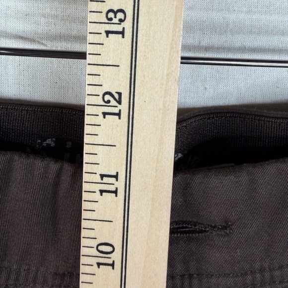 New Intro Wrinkle Resistant Easy Waist Pants size 12 Brown - Picture 10 of 11